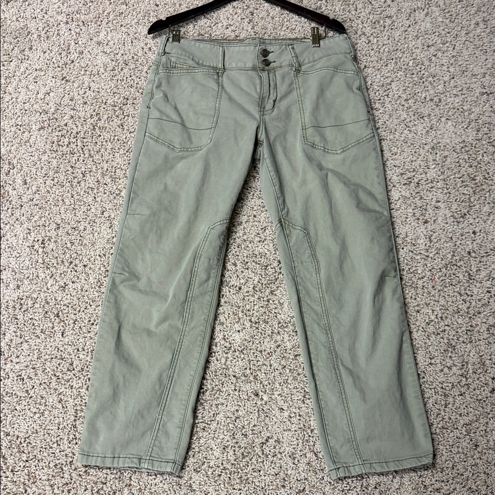 Pilcro The Wanderer pants in Pale Green